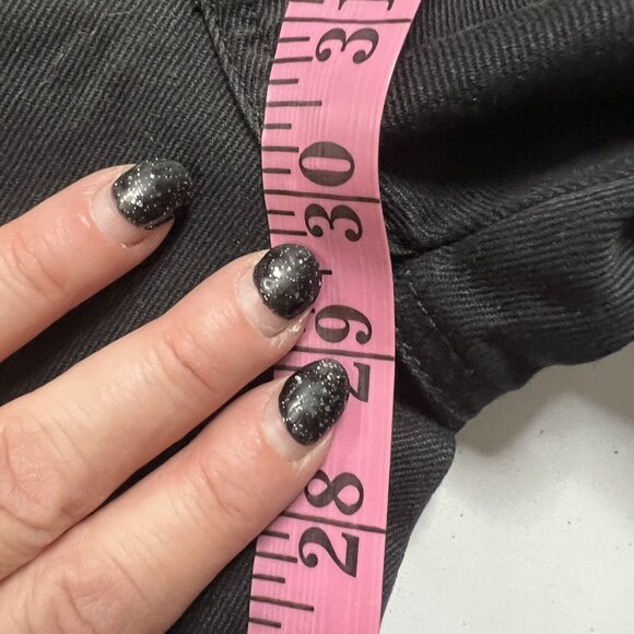 ETIENNE MARCEL Revolve Studded Skinny Black Jeans Size 26 Dark Denim Distressed - Picture 12 of 13